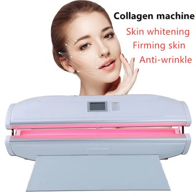 Top sell 24pcs lying collgen machine with red light therapy for skin with factory price